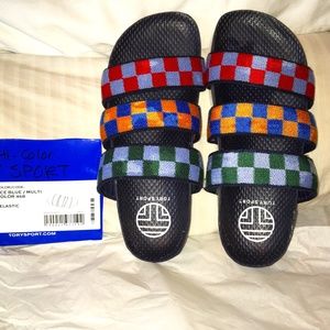 TORY BURCH SPORT multi-colored slide